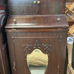 Antique Victorian Music Cabinet