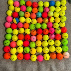100 Colored Golf Balls