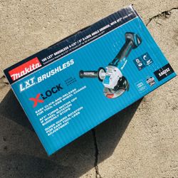 Makita LXT 18v Brushless 4-1/2” - 5” X-LOCK Angle Grinder (Tool Only)