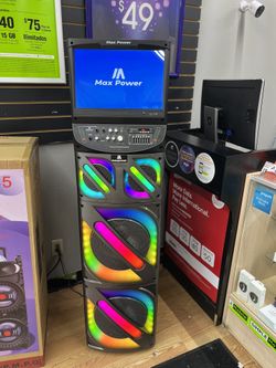 Large Speaker With Screen 