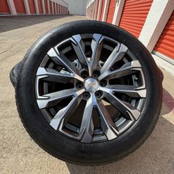 22s Chevy Gmc High Country Silverado 2025 Rims Rines Wheels 6lug Oem 