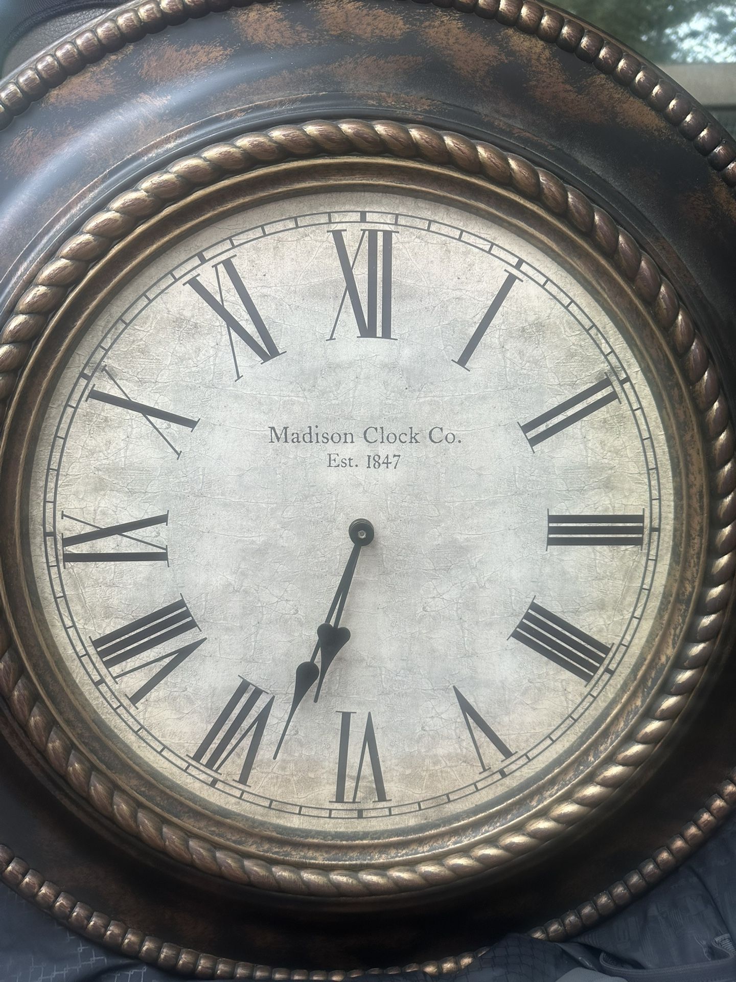 Clock Madison Clock Co Est. 1847