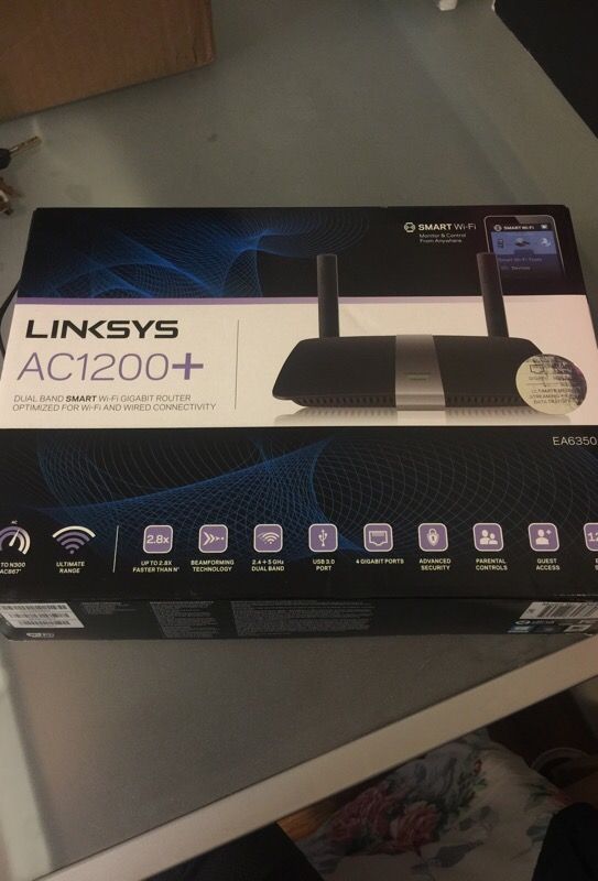 Linksys AC 1200+ internet router