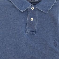 Polo  by Ralph Lauren RL Deep Blue Men's Medium Short Sleeved Shirt.
