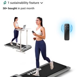 Walking Pad, Walking Pad Treadmill 330 lb Capacity, 3 in 1 Portable Under Desk Treadmill for Home and Office with Remote Control, LED Display