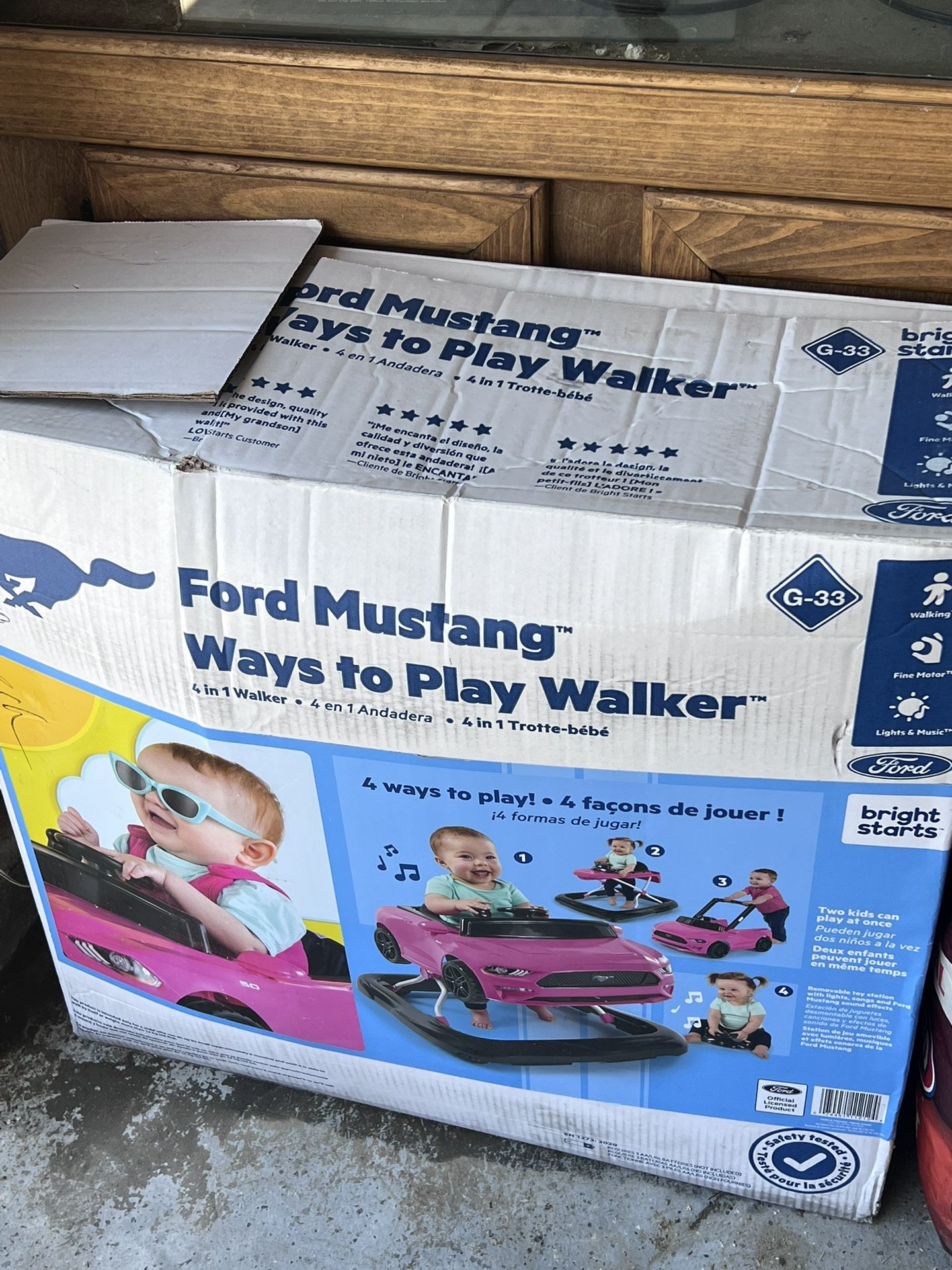 Ford Mustang Baby Walker