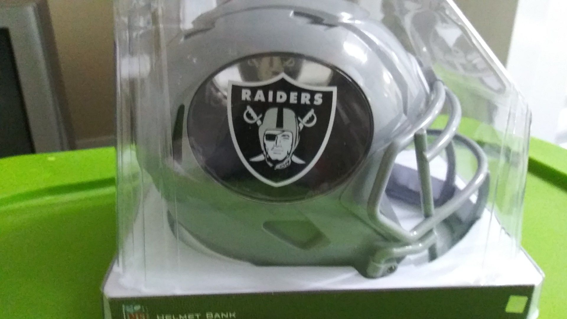 Raiders mini helmet
