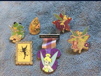 Disneys Tinkerbell limited release trading pins