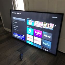 Sharp  50-inch Class 4K 3840P LED Roku Smart TV 