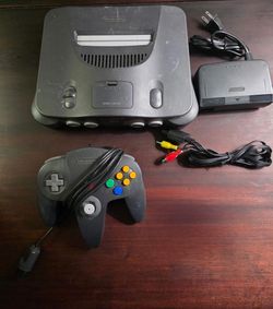 Nintendo N64 N64 Video Game Console w/ 1 Controller, All Cords, 1 Game
