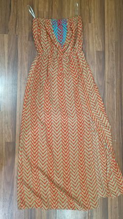 Women's long maxi tube top dress
