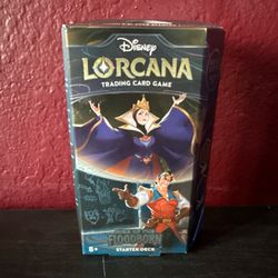 Disney Lorcana Rise of the Floodborn Starter Deck Amber + Sapphire