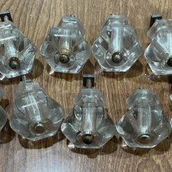 Antique Glass  Cabinet Pull Knobs