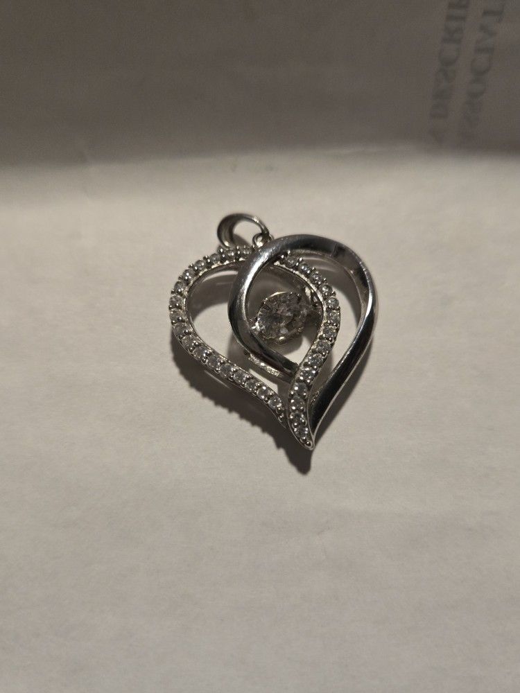 Diamond Heart Pendant 