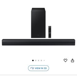 Samsung - HW-C450 2.1 Channel B-Series Soundbar Wireless Subwoofer, DTS Virtual Bluetooth New $125