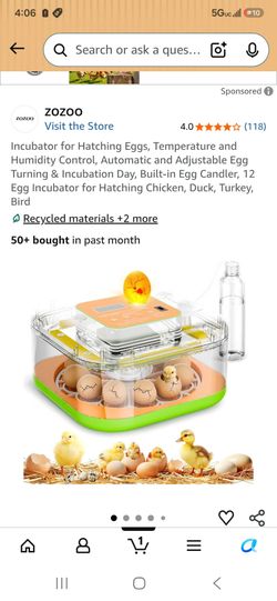 Brand New In Box Automatic Incubator for Hatching Eggs