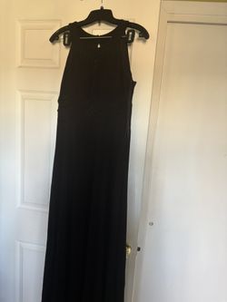 Black Gown With Cardigan