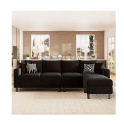 Belffin Velvet 4 Seater Couch