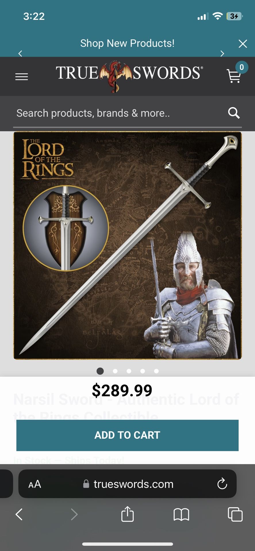 Replica Aragons Sword