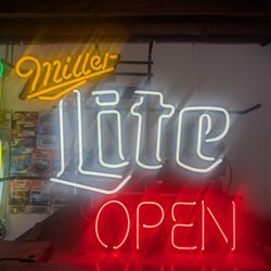 Miller Lite Neon Sign 