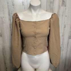 Brown Blouse 