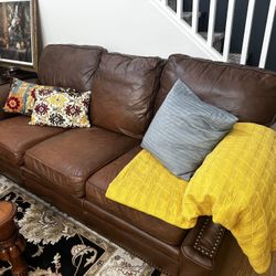 Leather Couch FREE for Pick Up 