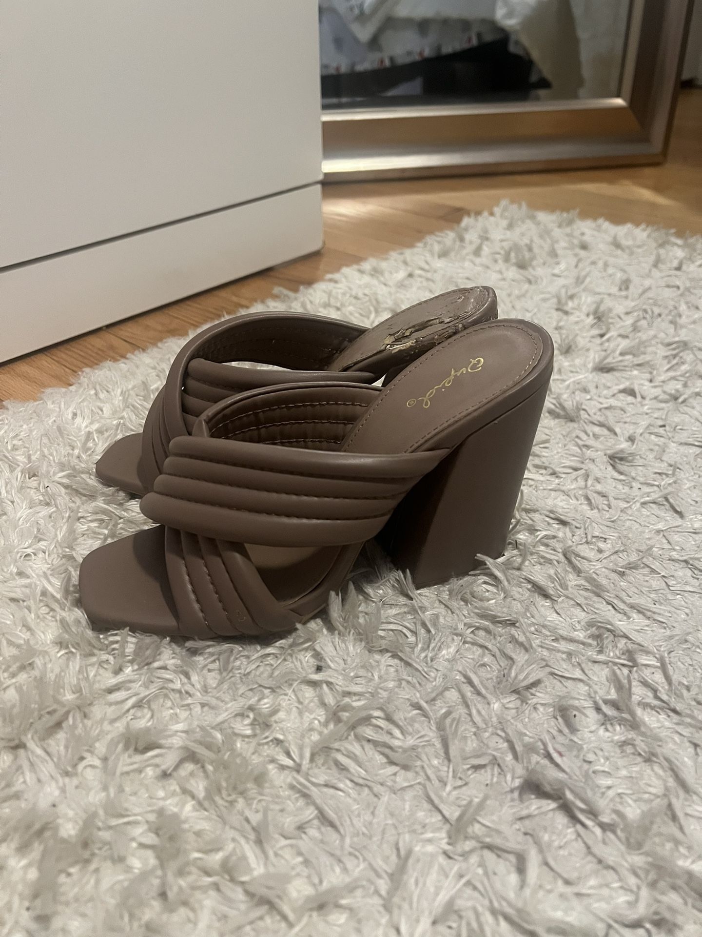 Women Heels Brown