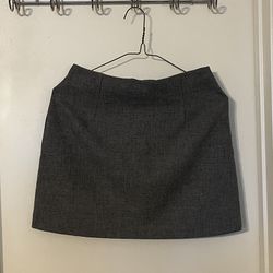 Grey Mini Skirt