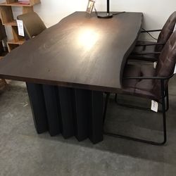 Modern Live Edge Dining Table WAS $1199 NOW $799
