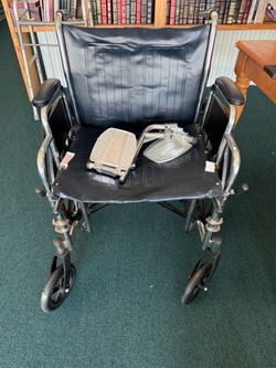 Wide Wheelchair w/Feet Rest