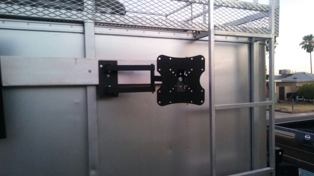 TV wall mount swim heavy-duty two arms fit 22-42 in also we do installation for