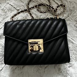 Michael Kors Purse - Black/Gold