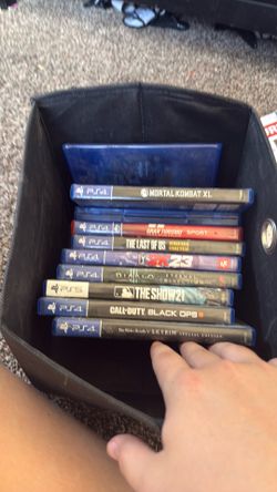 bunch of playstation games (also compatible with ps5