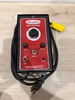 Dayton 6X165C SCR Control, DC Drive, 1 Phase, 115V, 1/35-1/6 HP - USED