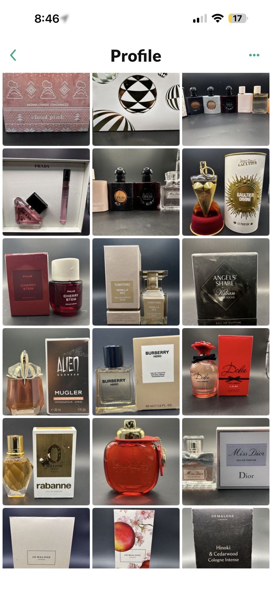 Colognes And Perfumes.