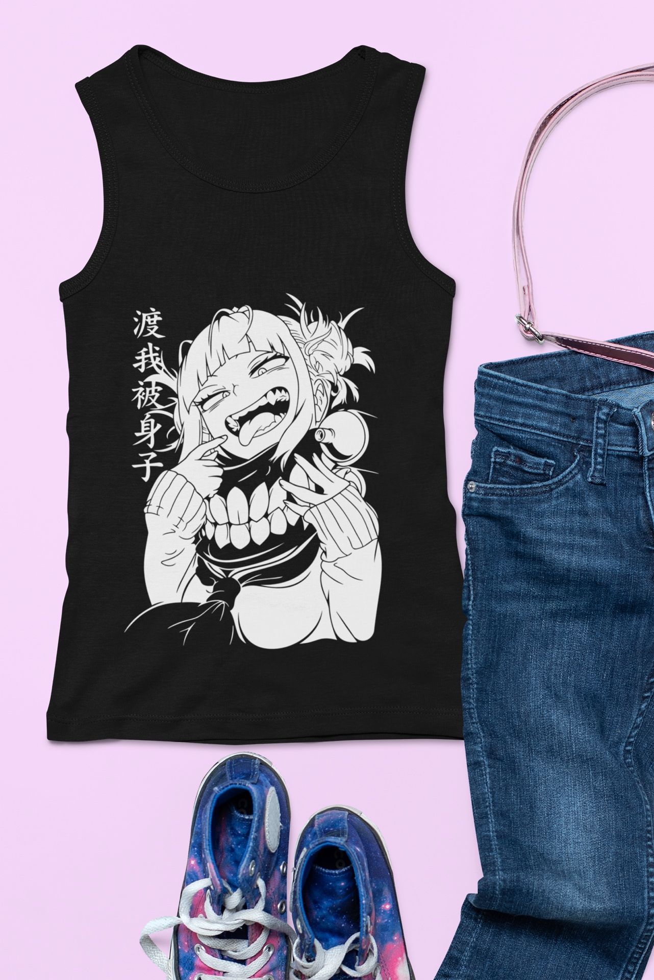 Himiko Toga Tank Top - MHA Villain Style for Streetwear