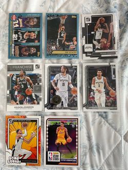 8 San Antonio Spurs Cards 3 Wembys