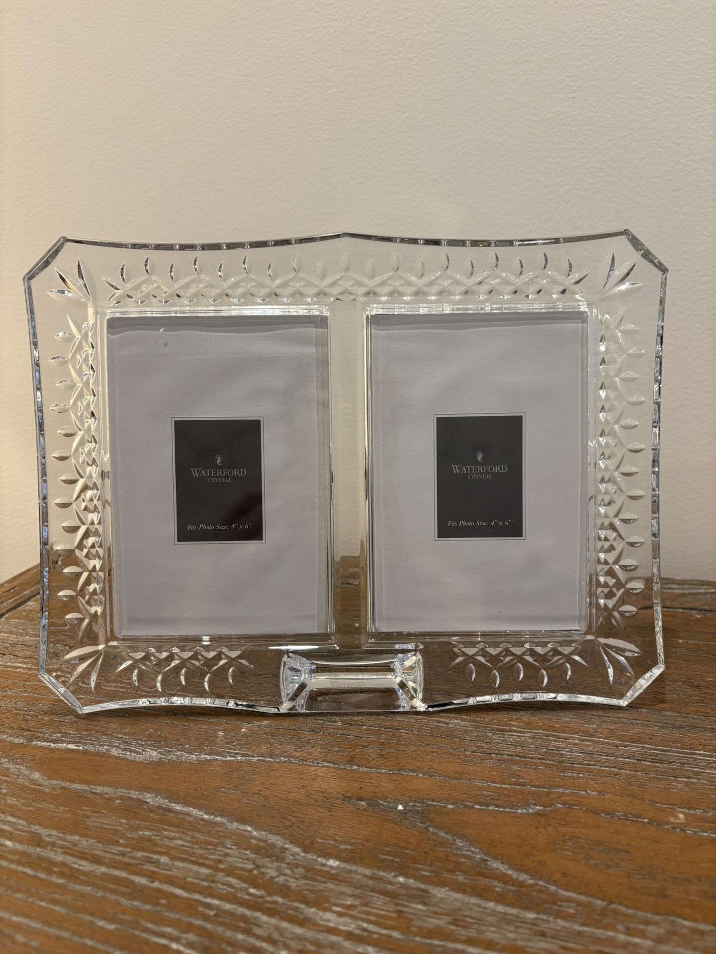 Waterford Lismore Double 4×6 Frame – Small Chip, Still Gorgeous