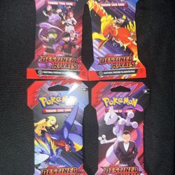 Pokémon Cards Destined Rivals Sleeved Booster Pack ($11 Per Pack)