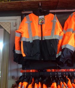 Class 3 High Visibility Safety Jacket with Removable Fleece