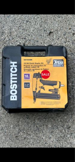 Bostitch 18 gauge finish stapler kit