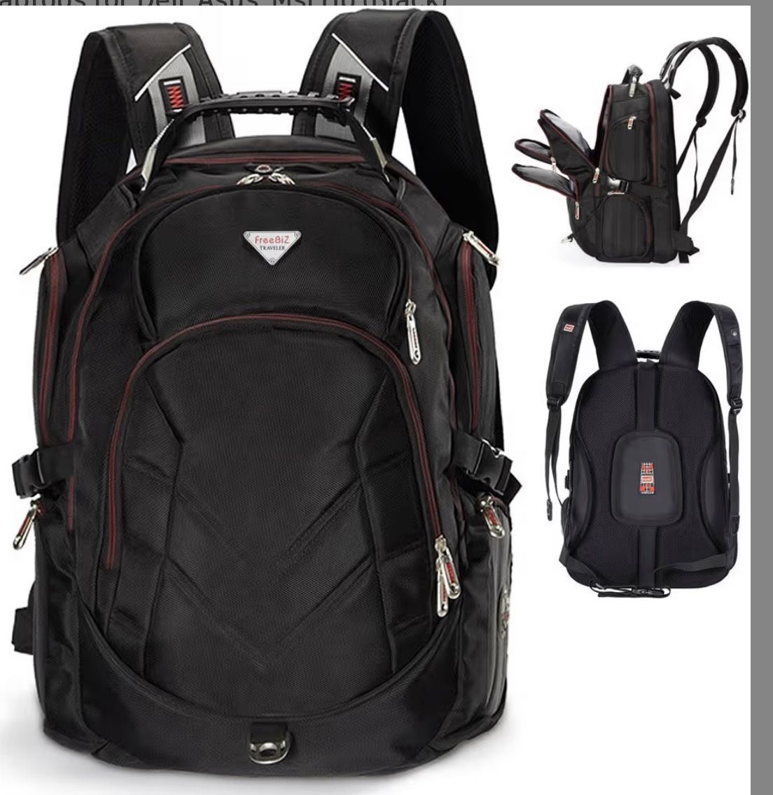 18.4 Inches Laptop Backpack Fits up to 18 Inch Gaming Laptops Black