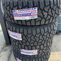 Vendo Set De Llantas 275/55/R20 Nuevas American Rt Las 4 Por $540