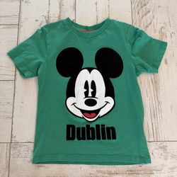 Kids Mickey Mouse Dublin T-shirt Size 7-8 years.