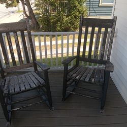 Black Rocking Chairs