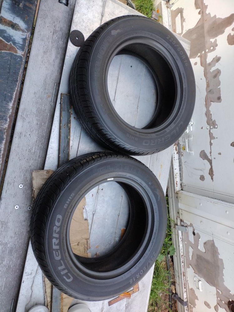225/60r16 Black Lion Tires 60 Each Almost New