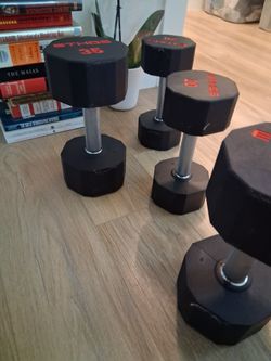 Ethos Rubber Hex Dumbbells