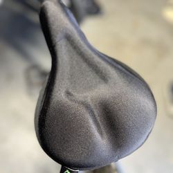 Zacro Bike Seat Cushion - Gel Padded Bike Seat Cover for Men Women Comfort, Extra Soft Exercise Bicycle Seat Compatible with Peloton, Outdoor & Indoor