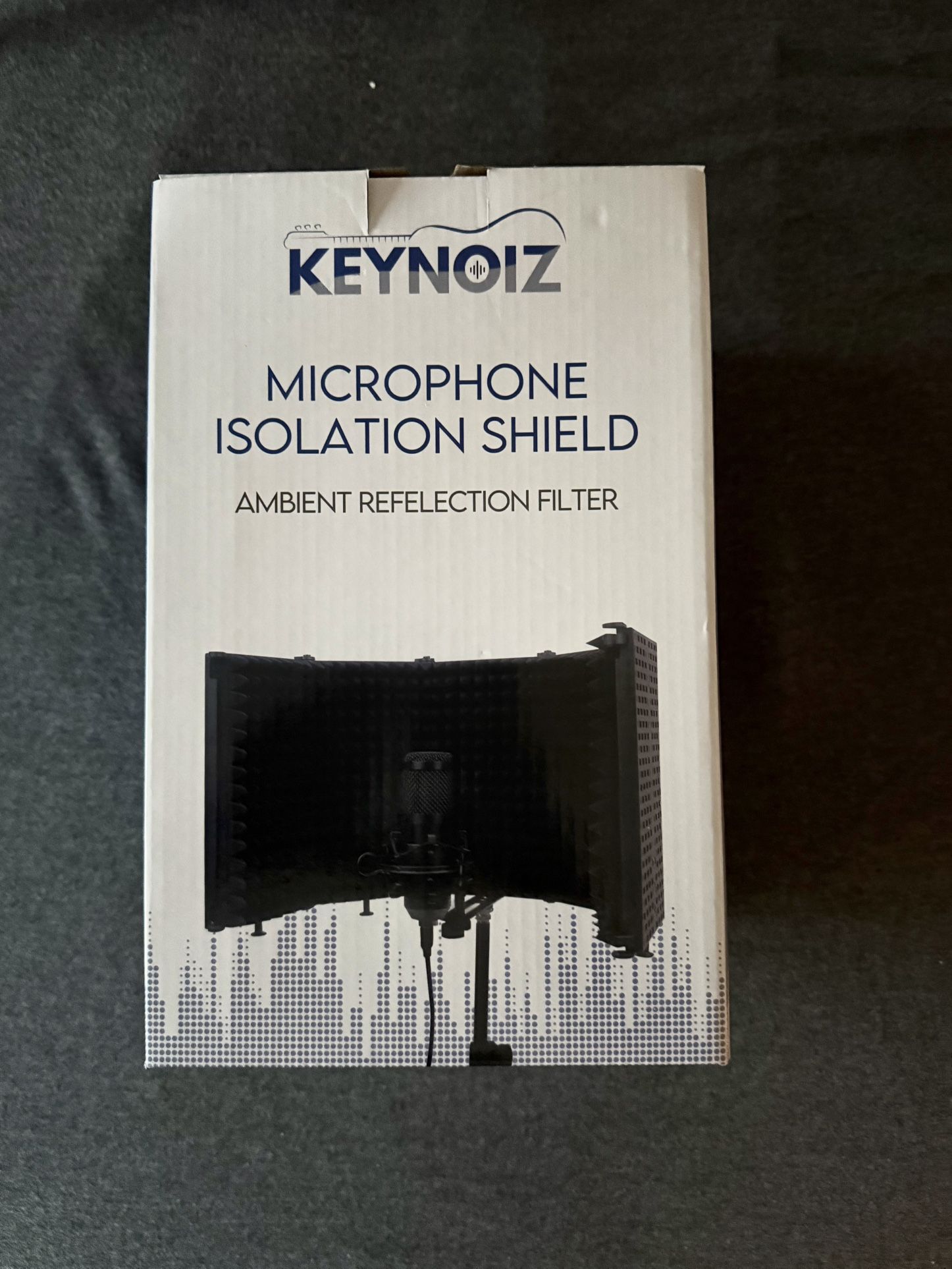 KeyNoiz Microphone Isolation Shield – Like New in Box – $40