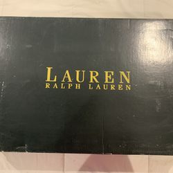 RALPH LAUREN Black Leather Boots